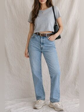 Levi’s 550 Relaxed Fit Tapered Leg Jeans Vintage Y2K Light Wash